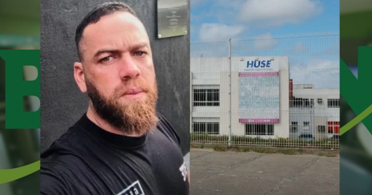 Policial penal suspeito do feminicídio de Flávia Barros deixa ala vermelha após cirurgia policial-penal-suspeito-do-feminicidio-de-flavia-barros-deixa-ala-vermelha-apos-cirurgia