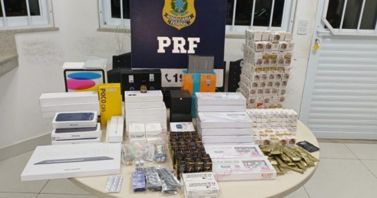 prf-apreende-mounjaro,-tadalafila-e-iphones-em-onibus-que-passava-por-vitoria-da-conquista