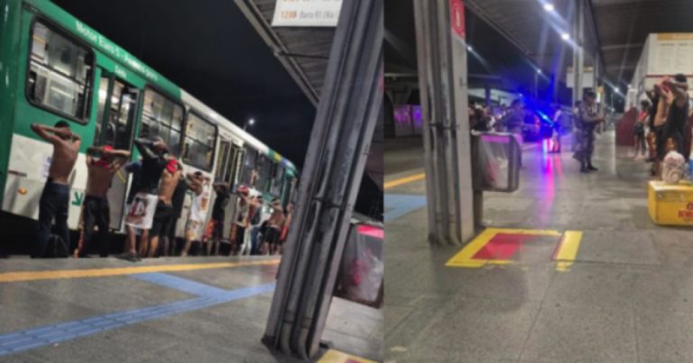 pm-aborda-integrantes-da-torcida-imbativeis-na-rodoviaria-de-salvador