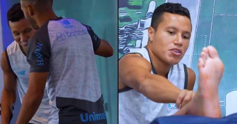 gremio-divulga-primeiras-imagens-da-recuperacao-de-marlon-apos-lesao-contra-o-vitoria