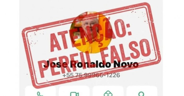 Perfil falso do prefeito José Ronaldo é criado no WhatsApp para aplicar golpes em Feira de Santana perfil-falso-do-prefeito-jose-ronaldo-e-criado-no-whatsapp-para-aplicar-golpes-em-feira-de-santana
