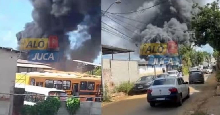 video:-garagem-de-cooperativa-de-transportes-e-atingida-por-incendio-em-lauro-de-freitas