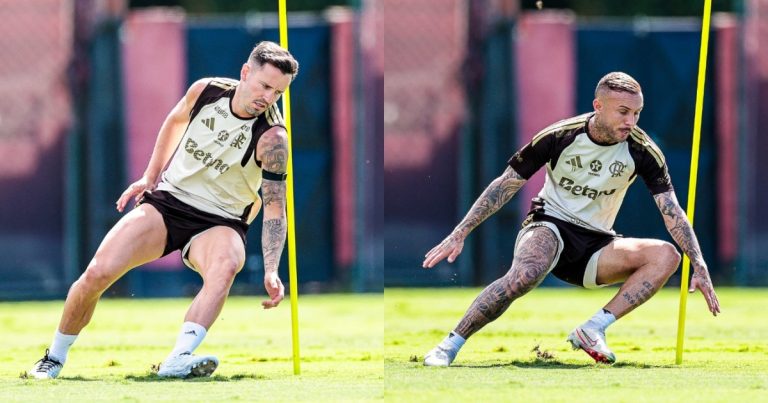 saul-e-cebolinha-voltam-a-treinar-no-flamengo-e-podem-reforcar-time-contra-medellin-e-bahia