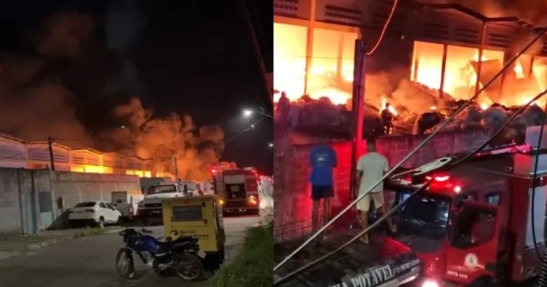 video:-incendio-destroi-galpao-de-reciclagem-em-camacari