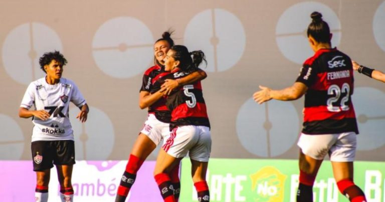 vitoria-perde-de-3-a-1-para-flamengo-no-brasileirao-feminino-e-acumula-quinta-derrota-consecutiva