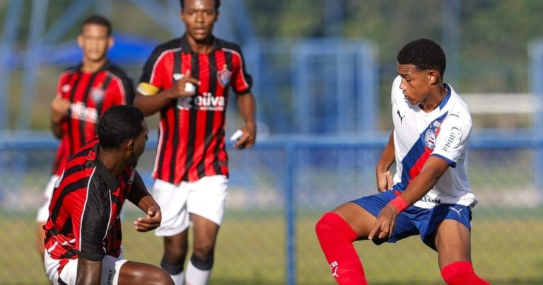 bahia-sai-na-frente,-mas-vitoria-iguala-no-segundo-tempo-e-ba-vi-pelo-brasileirao-sub-20-termina-empatado