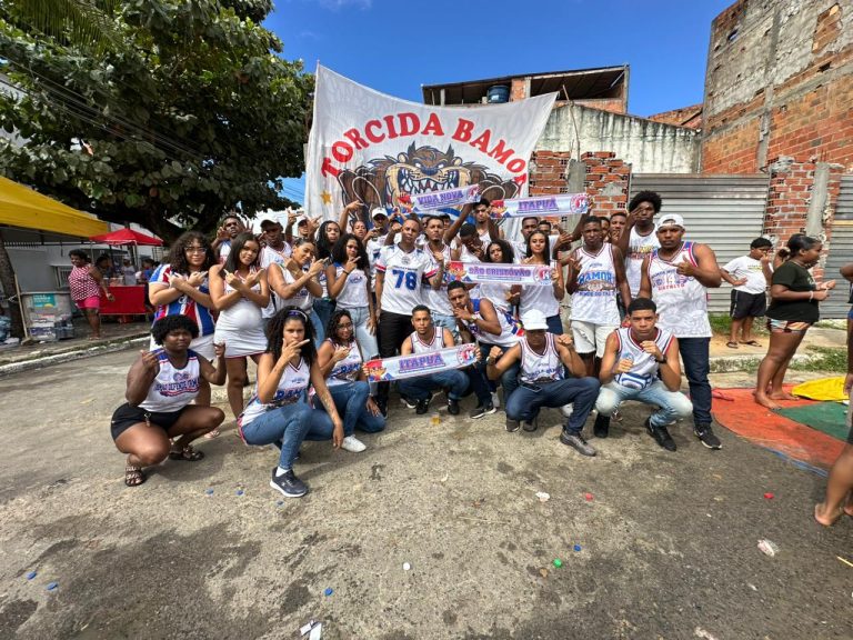 14º Distrito da Torcida Bamor realiza grande ação social no bairro de Vida Nova, em Lauro de Freitas