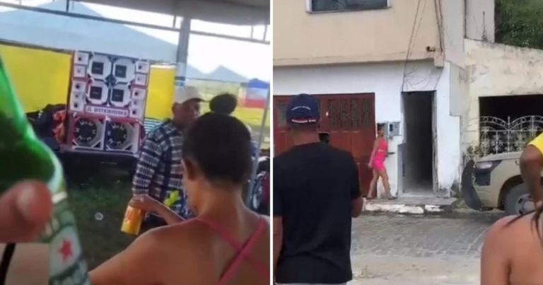 mae-de-irmaos-mortos-em-incendio-em-serrinha-e-flagrada-em-festa-antes-de-incendio