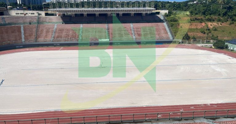 Pituaçu avança em reforma para Copa do Mundo Feminina e inicia processo de enchimento de piso; veja imagens pituacu-avanca-em-reforma-para-copa-do-mundo-feminina-e-inicia-processo-de-enchimento-de-piso;-veja-imagens