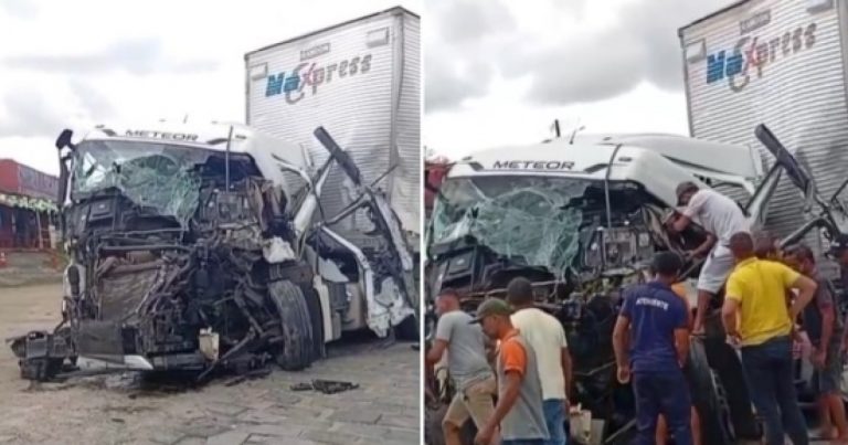 Motorista fica preso às ferragens de carreta após colisão entre Jaguaquara e Jequié motorista-fica-preso-as-ferragens-de-carreta-apos-colisao-entre-jaguaquara-e-jequie