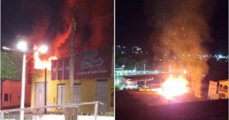 Incêndio atinge supermercado no Centro de Itagibá incendio-atinge-supermercado-no-centro-de-itagiba