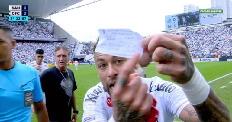 Santos aciona STJD para anular partida contra o Coritiba após substituição errada de Neymar santos-aciona-stjd-para-anular-partida-contra-o-coritiba-apos-substituicao-errada-de-neymar