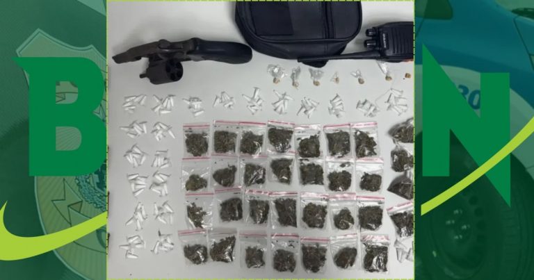 Suspeito é preso com arma de fogo e entorpecentes em Camaçari após tentativa de fuga suspeito-e-preso-com-arma-de-fogo-e-entorpecentes-em-camacari-apos-tentativa-de-fuga