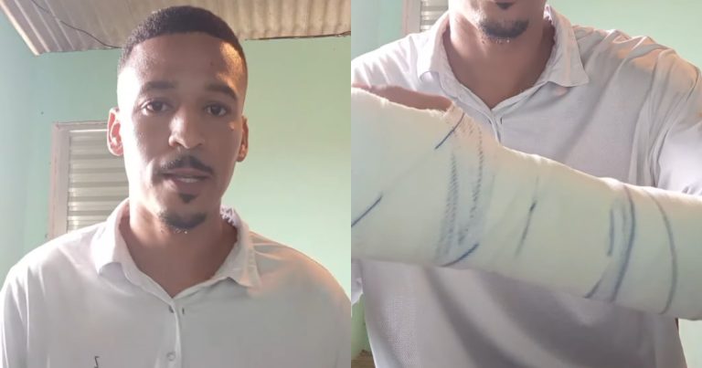 Torcedor do Vitória relata agressão policial no Barradão: Nem animal é tratado assim torcedor-do-vitoria-relata-agressao-policial-no-barradao:-nem-animal-e-tratado-assim