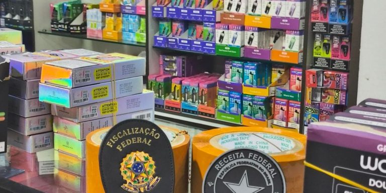 Anvisa e Receita Federal apreendem 25 mil cigarros eletrônicos anvisa-e-receita-federal-apreendem-25-mil-cigarros-eletronicos