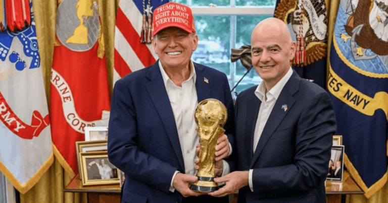 Quem fica com a taça da Copa? Presença de Trump na final relembra episódio polêmico no Mundial de Clubes; entenda quem-fica-com-a-taca-da-copa?-presenca-de-trump-na-final-relembra-episodio-polemico-no-mundial-de-clubes;-entenda