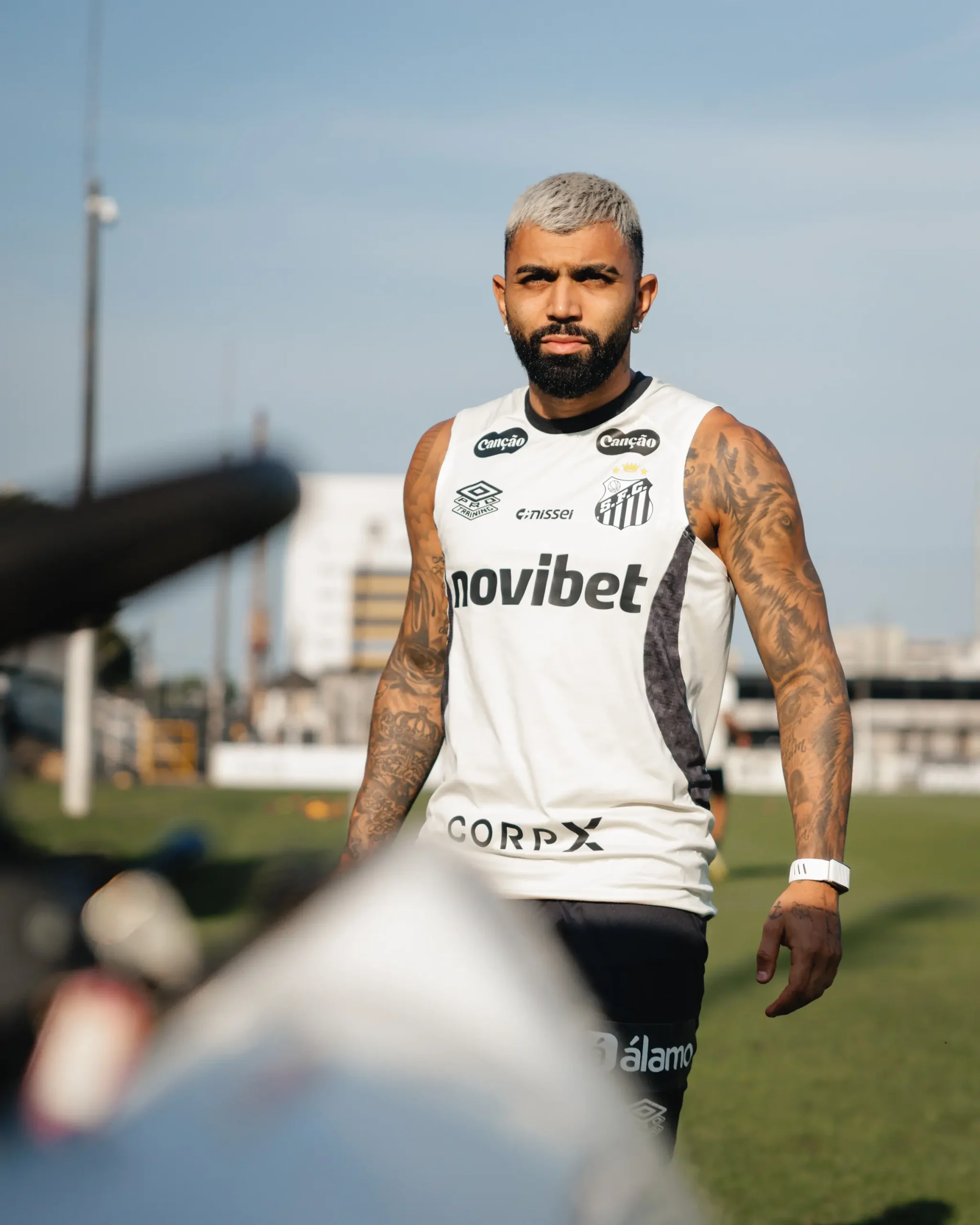 treino-do-santos:-veja-fotos-da-penultima-atividade-antes-de-enfrentar-o-corinthians