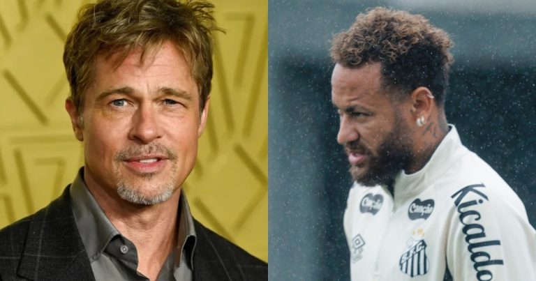 brad-pitt-brinca-com-neymar-e-diz-que-daria-aulas-para-atacante-simular-faltas