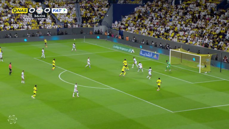 ex-santos,-angelo-pega-de-primeira-e-marca-o-primeiro-gol-do-al-nassr-na-temporada;-veja-o-lance