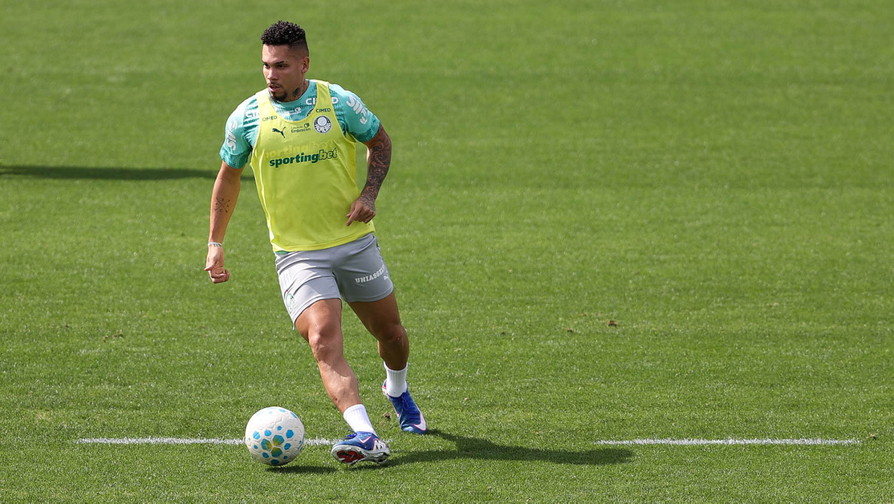 paulinho-trabalha-no-gramado,-e-palmeiras-faz-treino-tecnico-para-jogo-contra-o-vasco